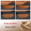 Car Door Slot Storage Box Leather Door Groove Mat Protective Pad Cover Storage Barrel For Nio ES6 ES8 ET5 ET7 EC6 EC7 2026-2026