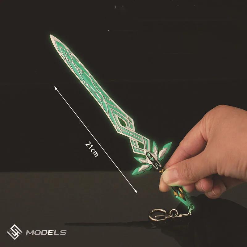 21cm Honkai: Star Rail Game Peripherals S.A.M. Firefly Greatsword Alloy Weapon Model Toy Keychains Ornaments Figure Gifts