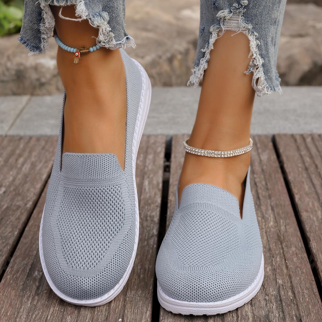 Fashion 2025 Spring Summer Breathable Mesh Flats Shoes for Women Comfortable Slip On Casual Shoes Woman Lightweight Soft Bottom Loafers