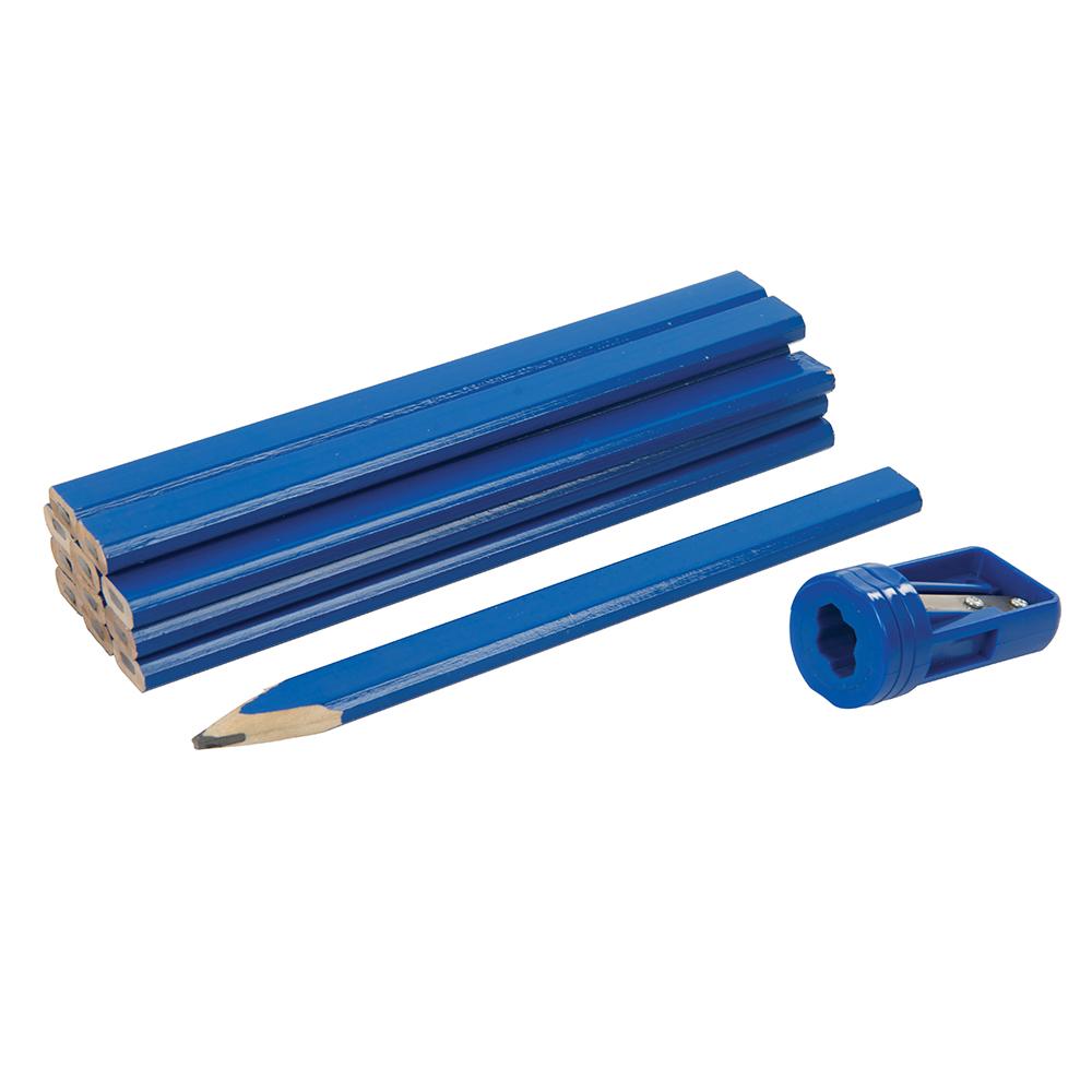 Silverline Plain CarpenterÂ´s Pencil Set