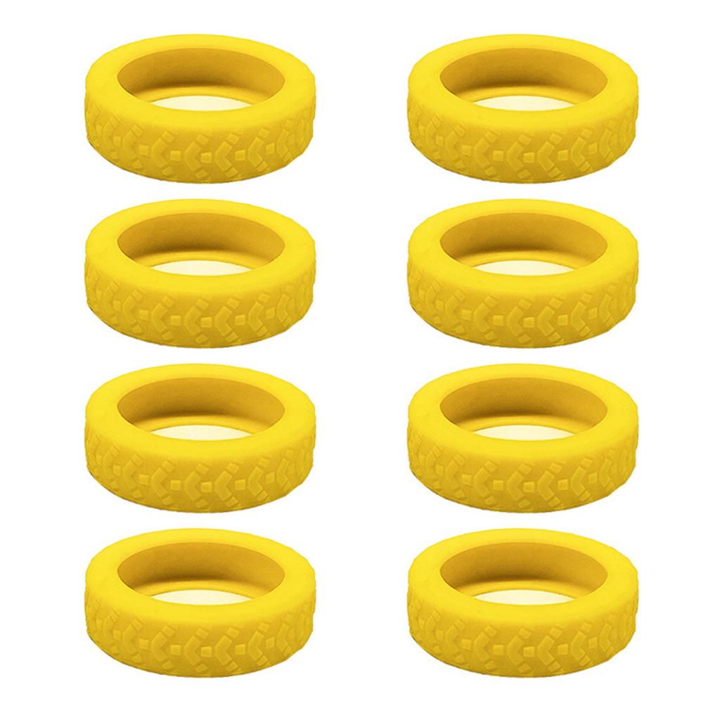 8pcs Universal Luggage Suitcase Wheels Silicone Wear Resistant Trolleys Case Caster For Suitcase