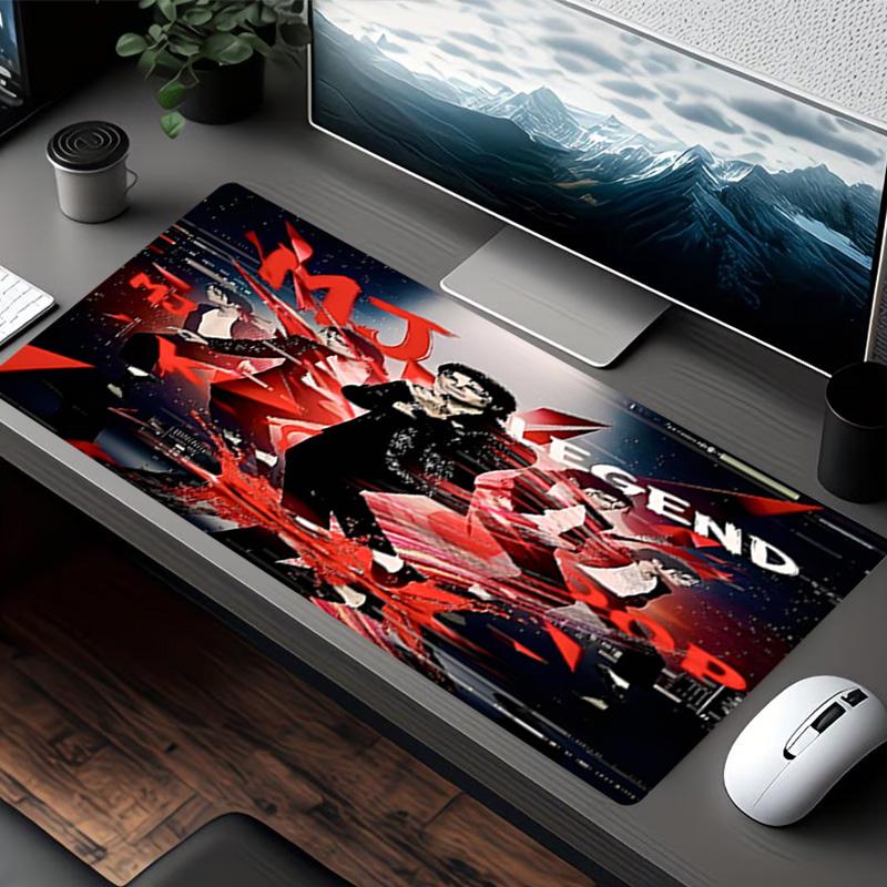 Michael Jackson Print Mouse Pad, for Keyboard Pad Laptop PC Mat for Office Home Use, Desk Decor, Perfect Birthday Gift for Gamers