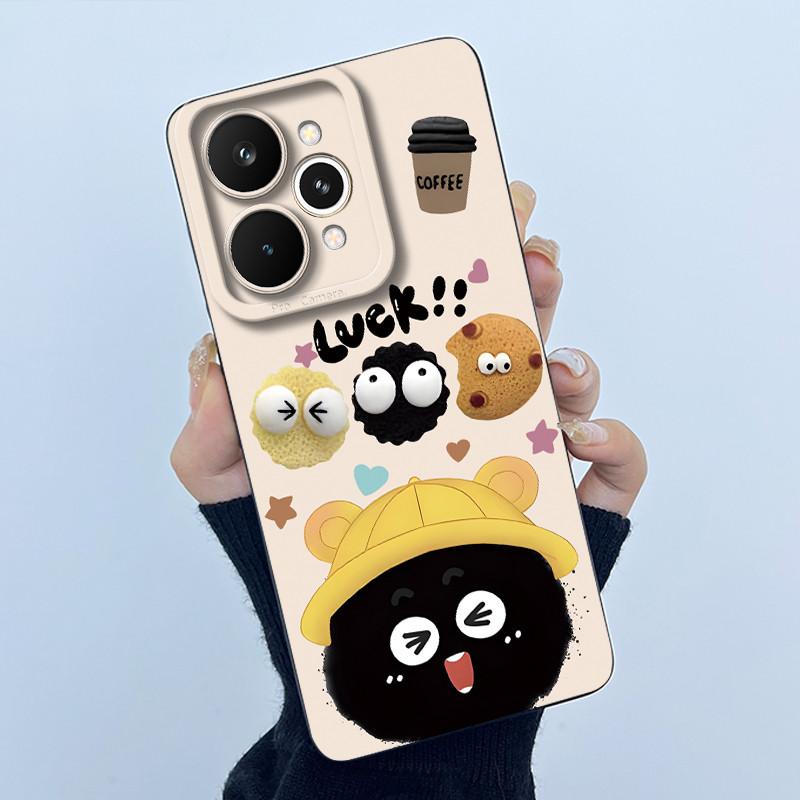 For Realme 15 Pro 5G Phone Case Cute Panda Girl Cats Liquid Silicone Soft Back Cover For Realme15 15Pro High Quality Phone Shell