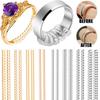 10cm Jewelry Tools Spiral Based Ring Size Adjustment Ring Adjustment Invisible Transparent Tightener Resizing Tool Jewelry Guard