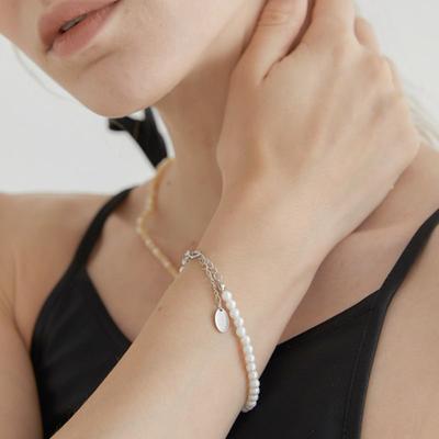 Halden Simple Pearl Bracelet (W001_4mm)