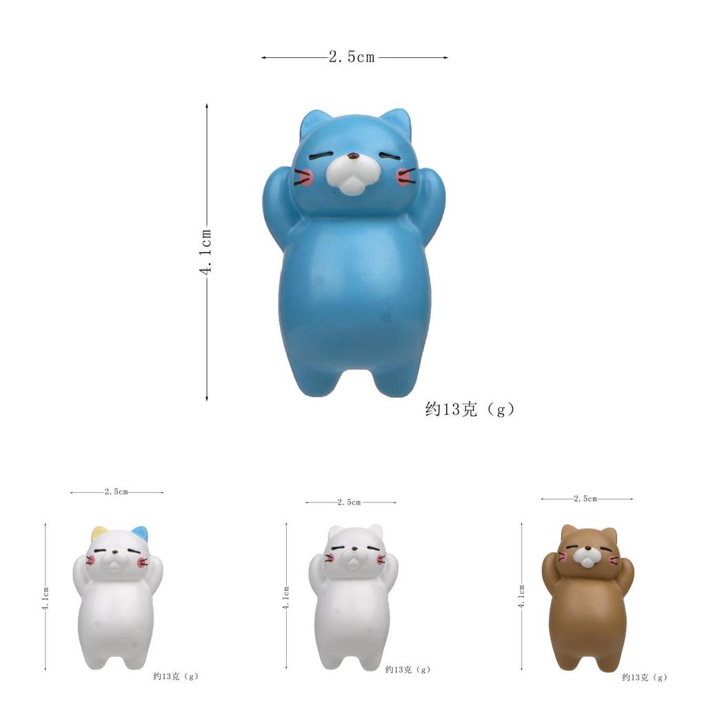 Cute Lazy Cat Three Dimensional Magnetic Refrigerator Resin Decoration For Home And Office Decor