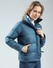 MONTE CARLO Damen Regular Fit Unifarben Langarm Pufferjacke