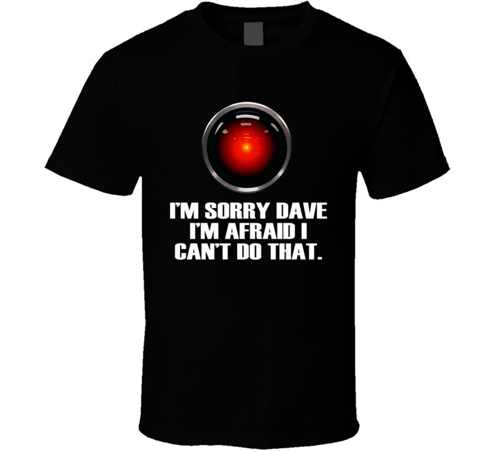 Hal 9000 2001 Space Odyssey Movie Vintage T Shirt Mens Womens Tees Top 3XL
