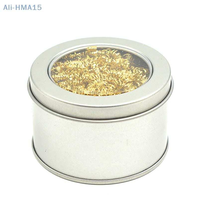 Cleaning Ball Without BOX Desoldering Soldering Iron Mesh Filter Cleaning Nozzle Tip Copper Wire Cleaner Ball Yellow Cleaning To