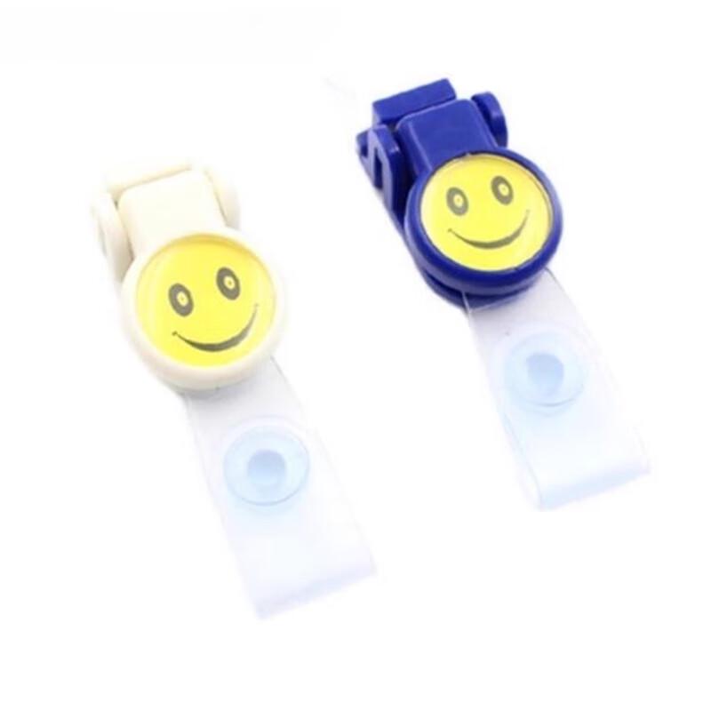 Transparent Plastic Badge Holder Clips (100 Pcs)