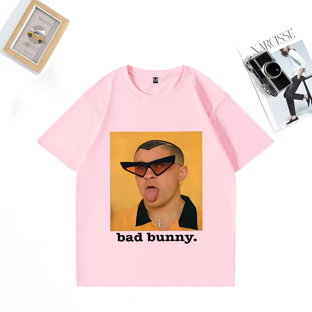 Bad Bunny Street Hip Hop 2025 T-shirt Men Women ' S Funny Vintage T-shirts Cotton Fashion Summer Tops Cool Unisexc Tee Shirt