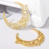 5pcs Gold Color Pvd Stainless Steel Witch Knot Snake Blood Moon Pendants For Jewelry Making Supplies DIY Keychain Earrings Charm
