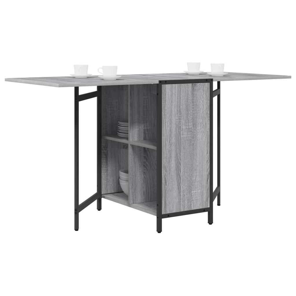 Dining Table 144 x 60 x 75 cm Particleboard Sonoma Grey