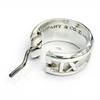 Great TIFFANY&Co. Atlas Ring Pierce Hoop earrings, accessory, Silver 925 Used