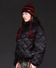 THEVINYLHOUSE Ear Flap Stripe Beanie Red