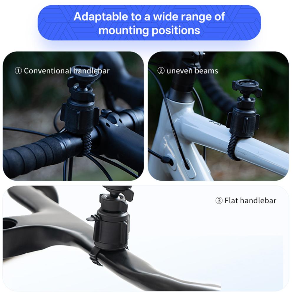 Bike Handlebar Computer Holder 360° Rotation Bicycle Computer Mount Bicycle Headlight Base Computer Bracket for Garmin