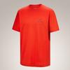 Arcteryx Crag Sl Cotton Bird Word Shirt Ss Men Dynasty Mars