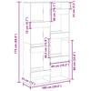 Bookshelf Black 100x33x175 cm Particleboard