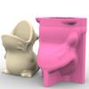 Frogs Shape Planter Mould Handmade Project Moulds Easy Demolding Molds Silicone Texture for Succulent Pots and Pen Holder