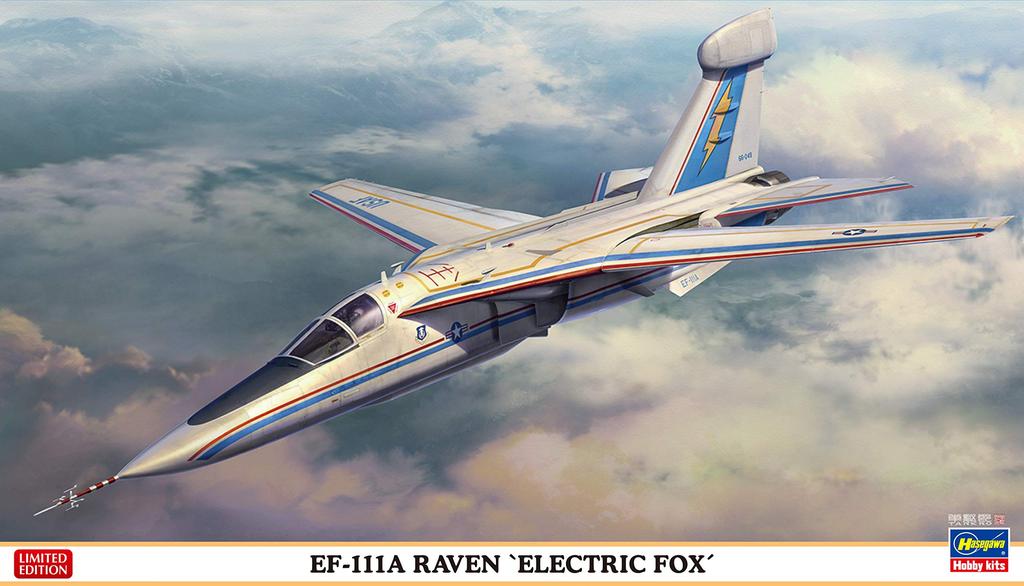 Hasegawa Raven Electric Fox Plastic Model Kit 02300 1/72 EF-111A