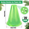 20X Plant Protector Mini Greenhouse Bell Jar Cloches Garden Cloche Garden Plants Nursery Cover for Yard Outdoor Farm Backyard