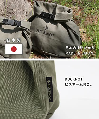 DUCKNOT Cookware Case, 6-inch, Authentic No. 8 Canvas Storage Bag, Made In Japan (Black/Authentic Series)