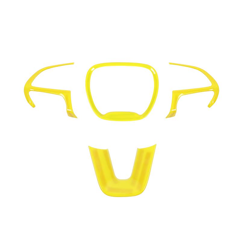 Decoration Steering Abs Cover Wheel Ornament Sticker Fit For Dodge Challengerdodge Charger Dodge Durango 2015 Up Car Interior Accessories