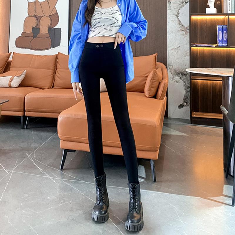 Плюс бархатные утолщенные волшебные леггинсы для женщин — фото 8