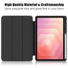 For Samsung Tab S11 Case Trifold Paint Acrylic Hard Back Smart Cover For Funda Galaxy Tab S11 11 inch Case with Pen Holder