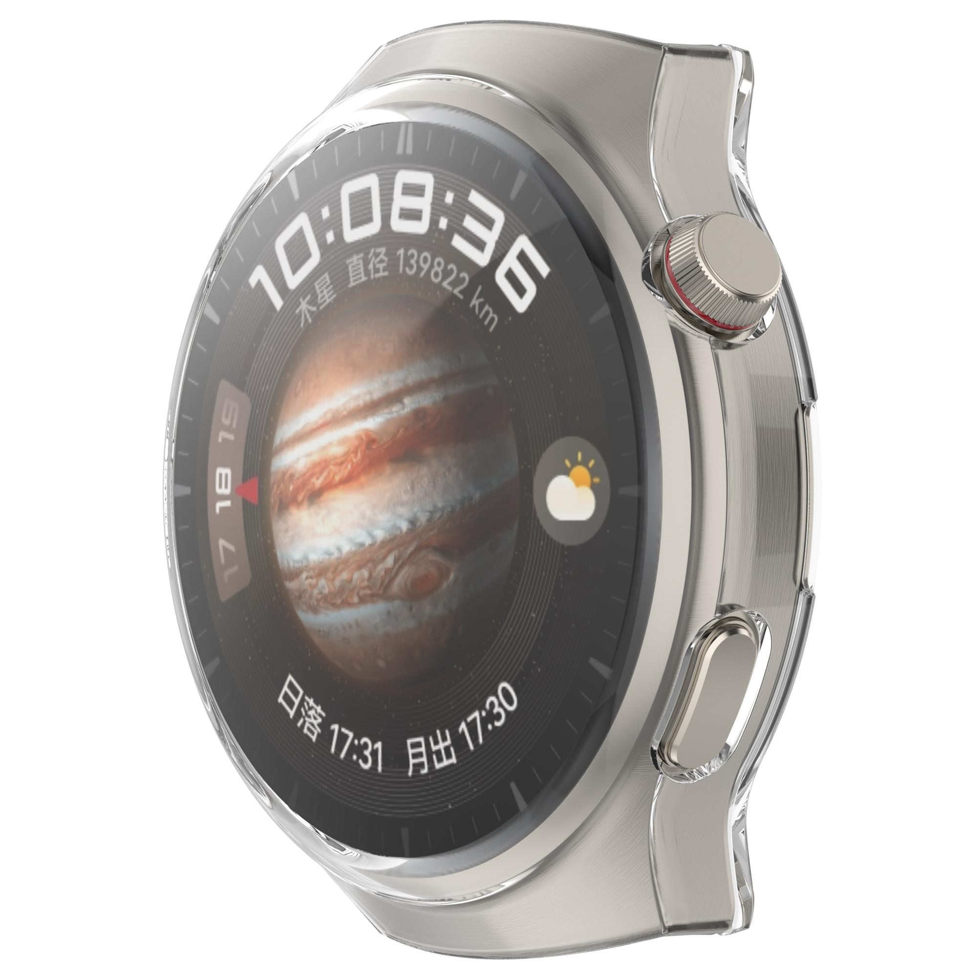 

For Huawei Watch 4 Pro Protective Case Flexible TPU Watch Cover Full Coverage Electroplating As Shown A