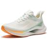 Anta Cushioning, Breathable, Lightweight Low Top Running Shoes Women's White Green Sneakers 922425506-2