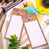 2Pcs Highland Cow Magnetic Notepads Rustic Cow Sunflower Bee List To-Do Paper Pad Brown Grocery Shopping List Memo Pad For Home Kitchen Fridge Decor