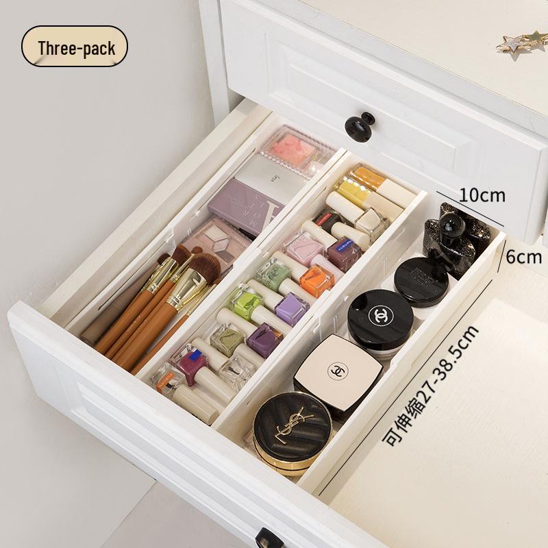 Retractable Desktop Snack & Sundry Organizer - Right Angle Kitchen Storage Drawer Box