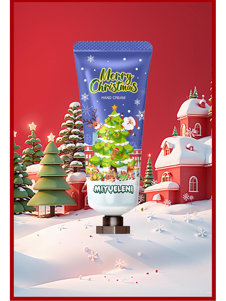 

MIYUELENI English Christmas Hand Cream 20g - Refreshing & Moisturizing Mini Tube