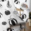 Autumn Pumpkin Simplicity Tulle Curtains For Living Room Sheer Curtain For Bedroom Window Blinds Voile Curtains