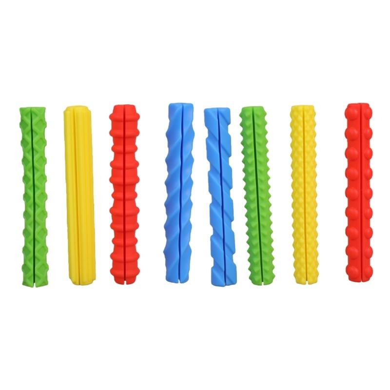 

8/12Pcs Soft Silicone Pen Grip Ergonomic Pen Holder Grip Writing Aid Grip Pencil Holder Grip For Toddler Kid Writing