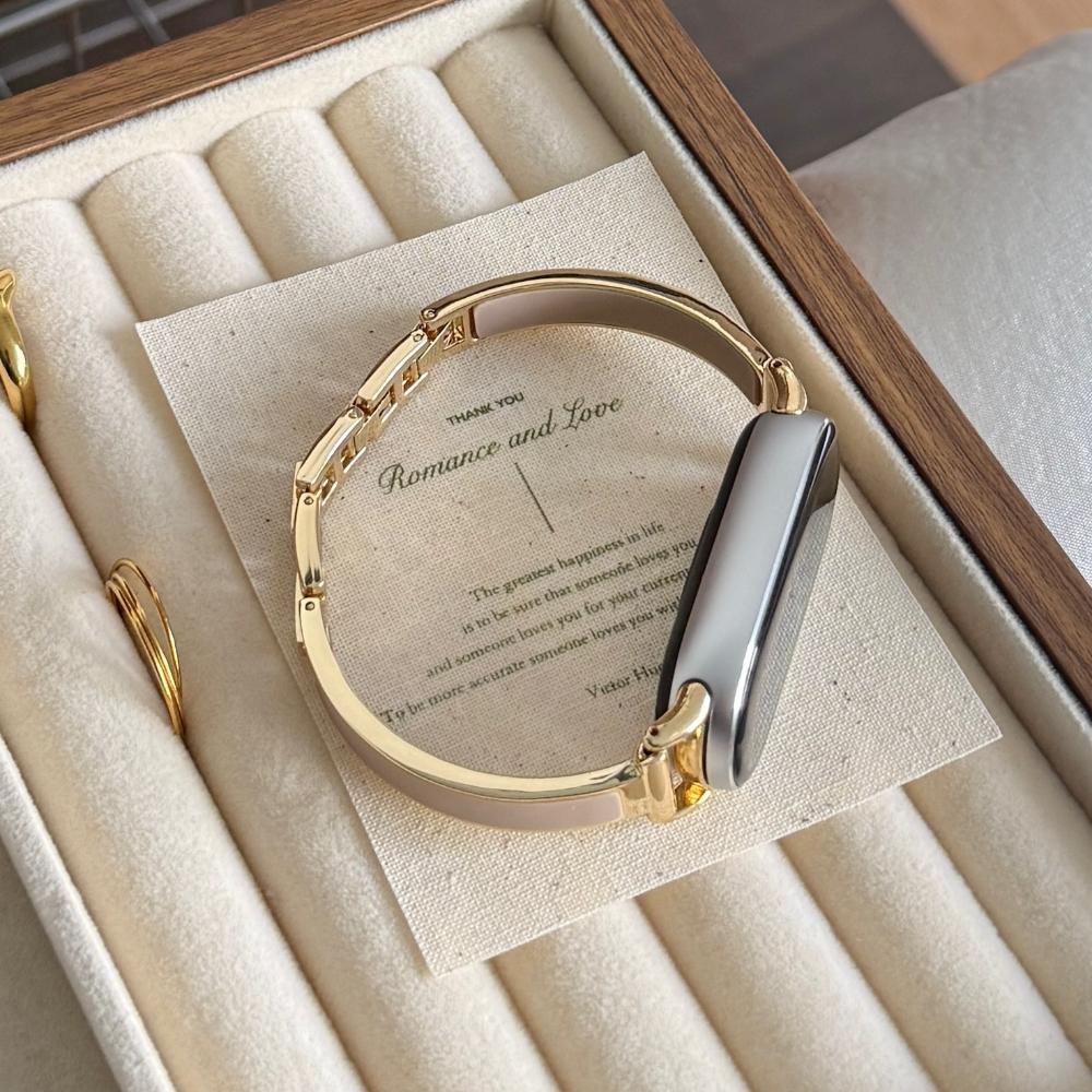 Slim Skin-Friendly Silicone Leather Cover Replacement Strap Compatible with Xiaomi Band 8/9/10