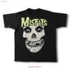 S Misfits RESURRECTION TOUR Band T Shirt Unisexs L Size Vintage Eva Vintage Washed Top For Everyday Wear