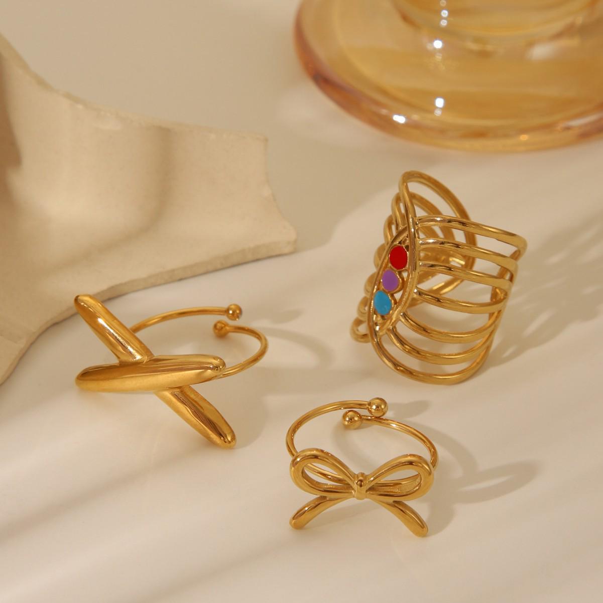 

Kalen Women s Heart-Shaped Open Ring: Diamond-Encrusted Stainless Steel with Shell Accent Adjustable Open Ring