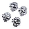 4PCS Tires Valve Stem Cap Universal Fit Skull Style Cool Look Valve Stem Cover for Car Truck Bike