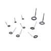 Non Ceramic Ring 20PCS MKG 1.0S 1.5S 2.0S 3.0S for Model Fishing Rod Mini Repair Guides.