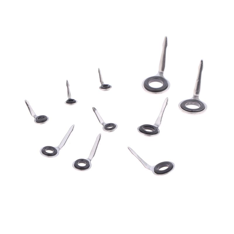 Non Ceramic Ring 20PCS MKG 1.0S 1.5S 2.0S 3.0S for Model Fishing Rod Mini Repair Guides.