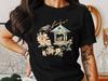 Bird T-Shirt, Floral T-Shirt, Birdhouse T-Shirt, Cottagecore T-Shirts, Nature T-Shirts, Vintage T-Shirt, Spring T-Shirts