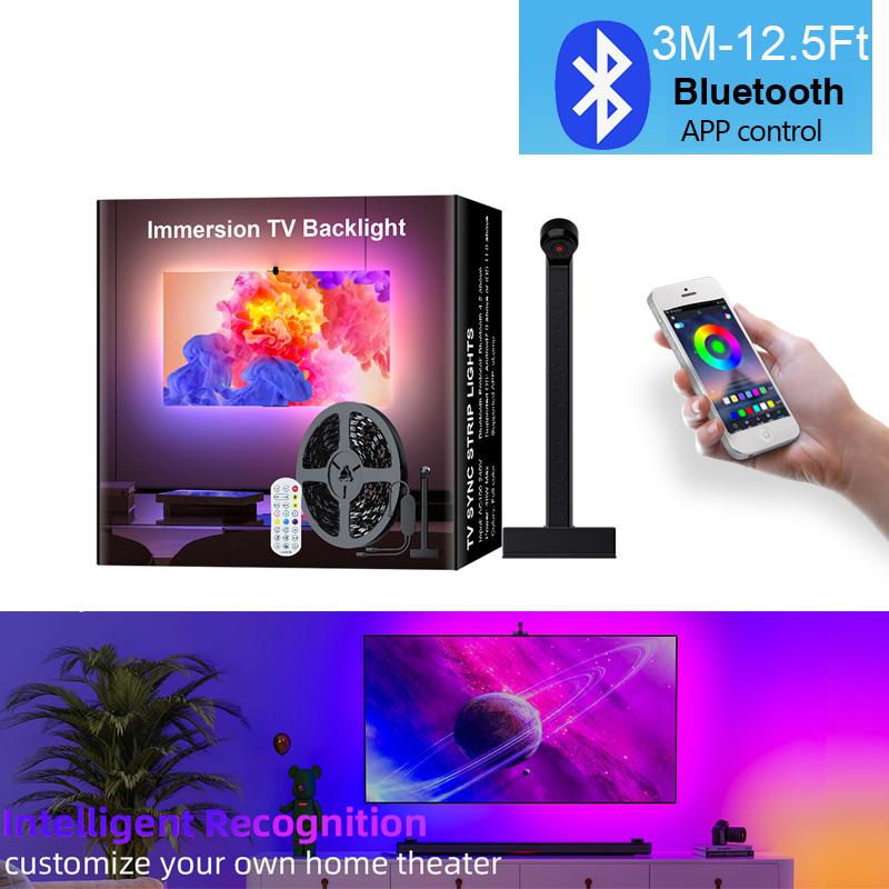 Bluetooth APP Control Color Picking TV SYNC Backlight USB RGB Light Strip Music SYNC LED Strip Light Game Atmosphere Lamp Tape
