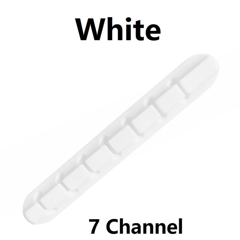 1PCS Cable Cord Wire Organizer Silicone USB Cable Winder Management Self Adhesive Clips For iPhone Huawei Mouse Keyboard Headset