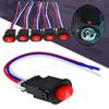 Motorcycle Double Flash Switch Hazard Light Switch Button Flash Warning Scooter Electric Vehicle Modified Emergency Signal Lamp