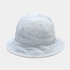 Dome Denim Fisherman'S Hat Solid Color Shading Collapsible Fashion New Unisex Outdoor Sun Protection Basin Cap Women Hat