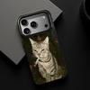 Cool Smoking Cat Pattern Phone Case for iPhone 17 16 15 14 Plus 13 12 11 Pro Max Funny Soft Shockproof Protective Cover