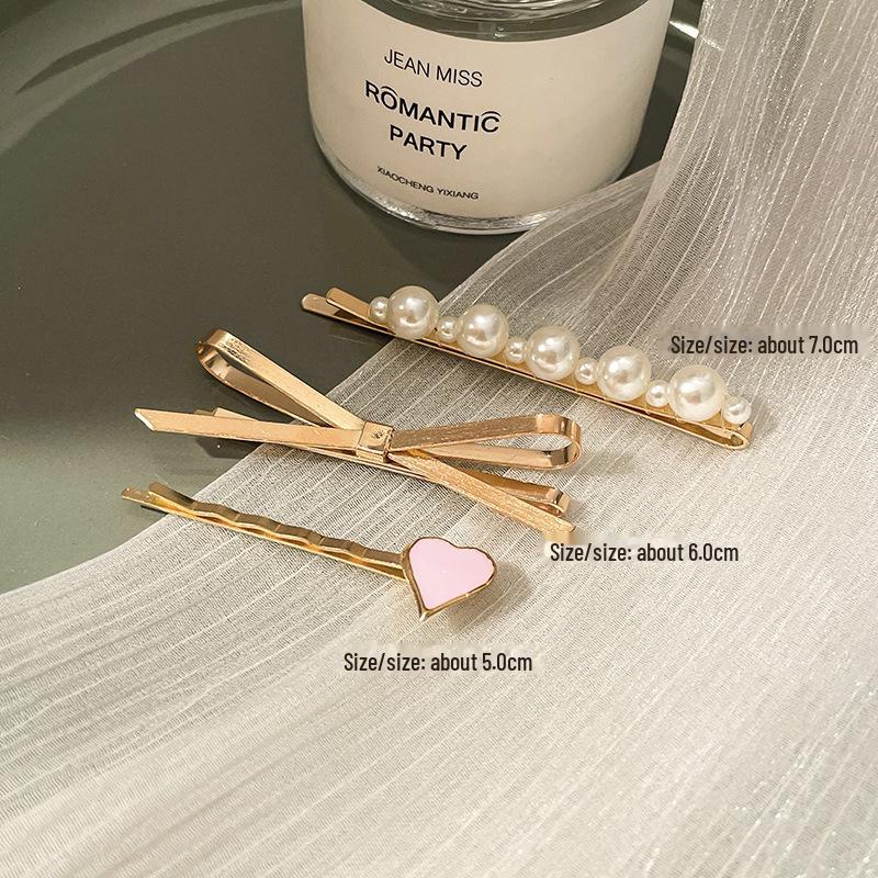 Korean Pearl Hairpin - Trendy Side Clip for Women and Girls