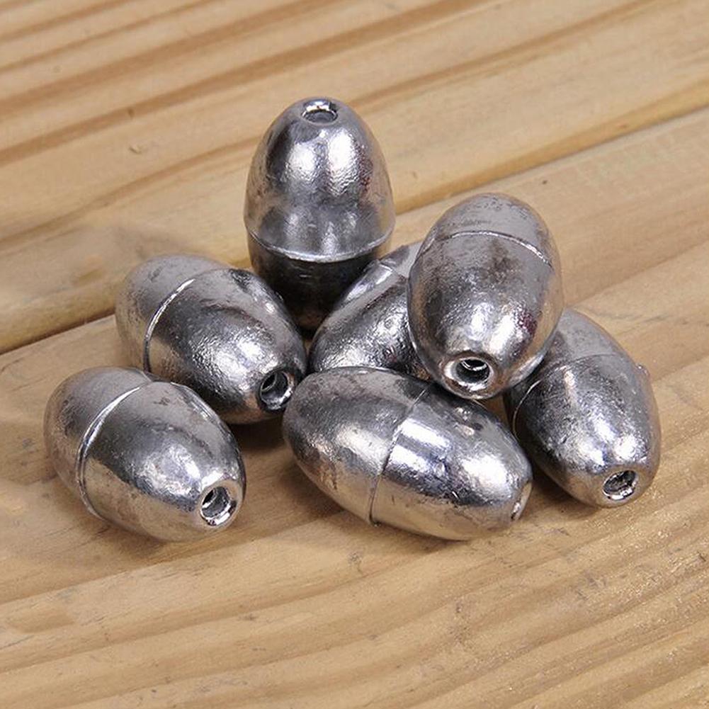 XSHAO® 65 Plombs De Pêche Olive 3 à 25g - Lot Pêche Pesée